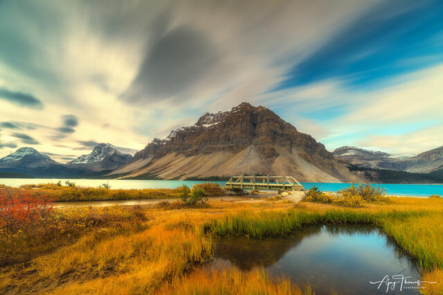 Bow lake photography Long exposure