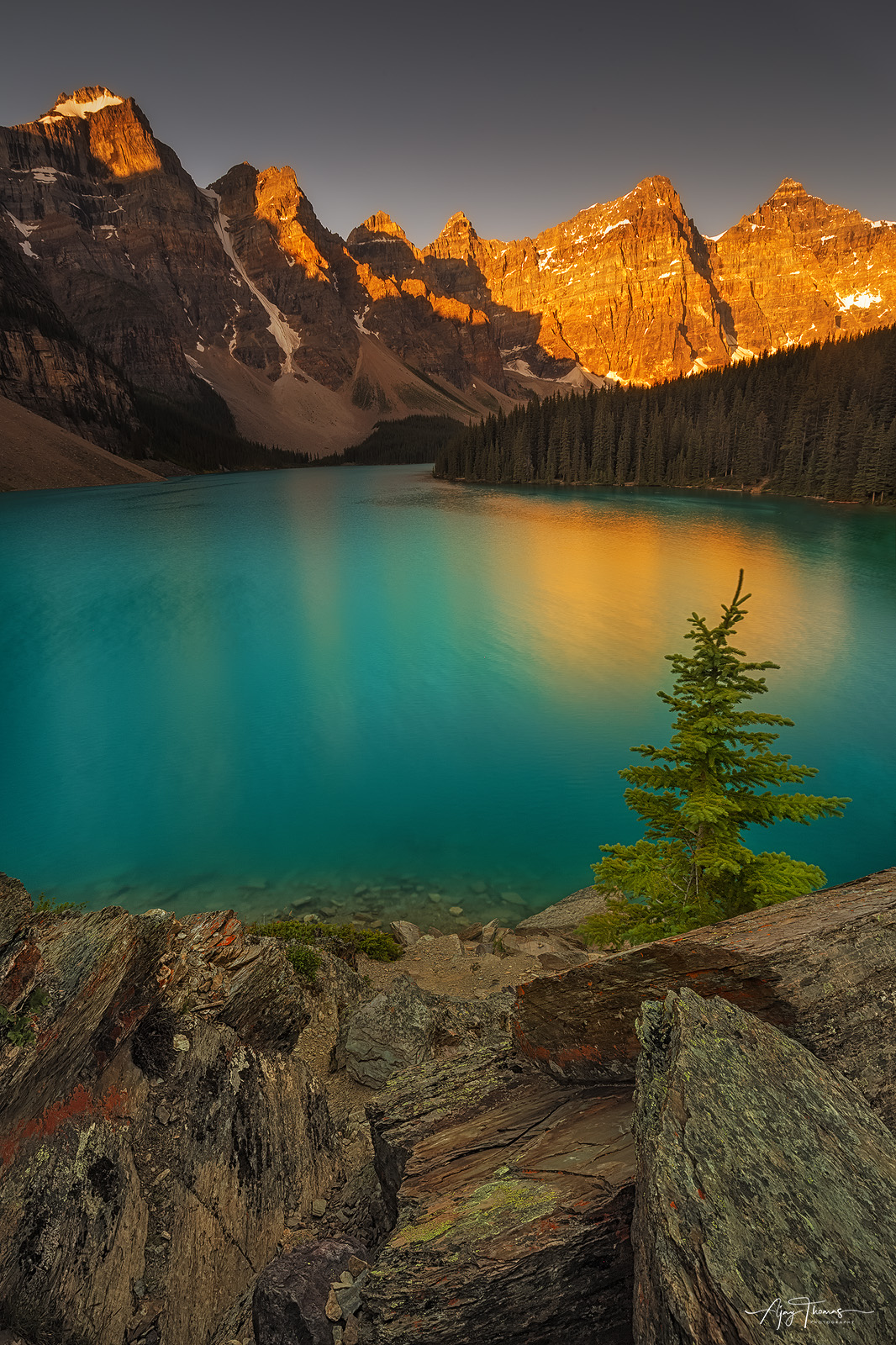 Moraine Lake, situated in Banff National Park, Alberta, is undoubtedly one of Canada's most photographed locations and arguably...